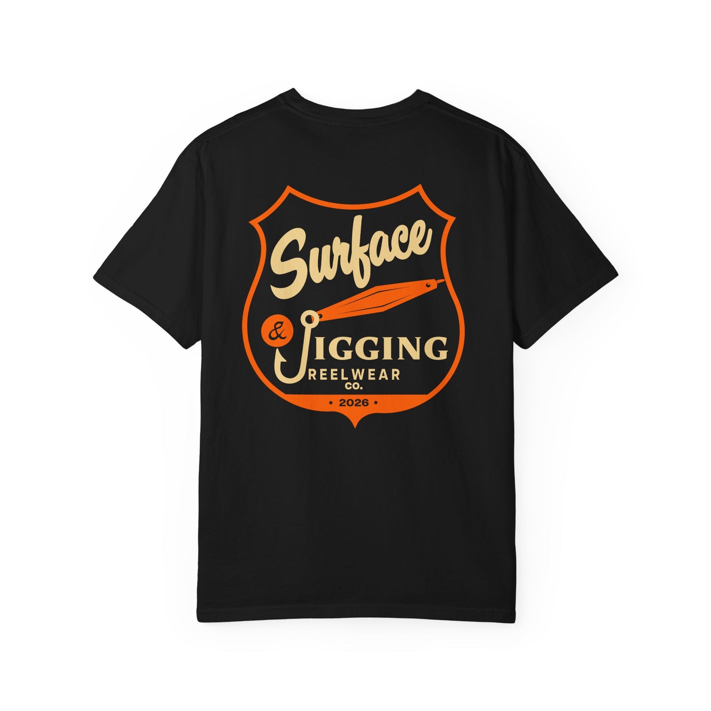 Surface and Jigging Tee - Black