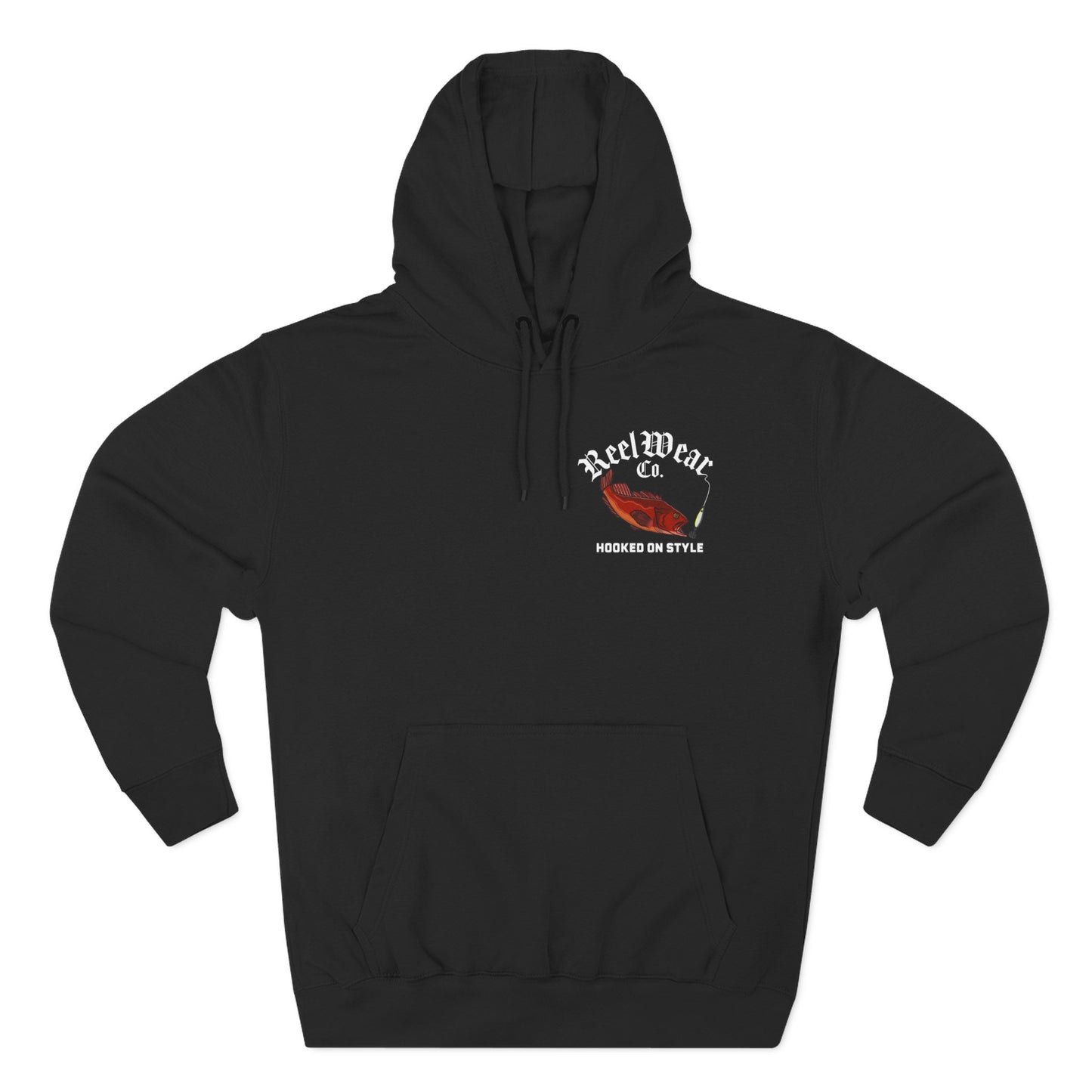 Rock Fish Hoodie - Black