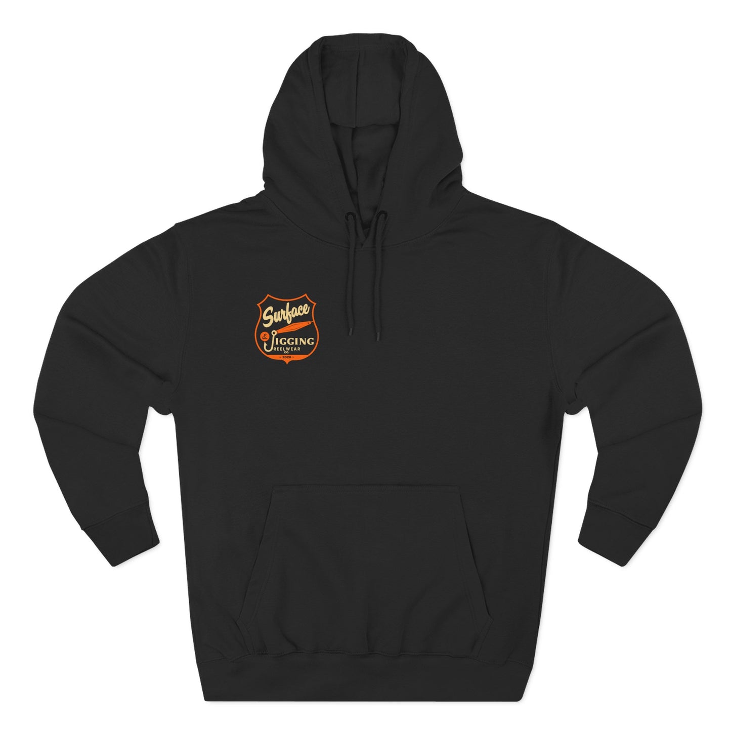 Surface and Jigging Hoodie - Black
