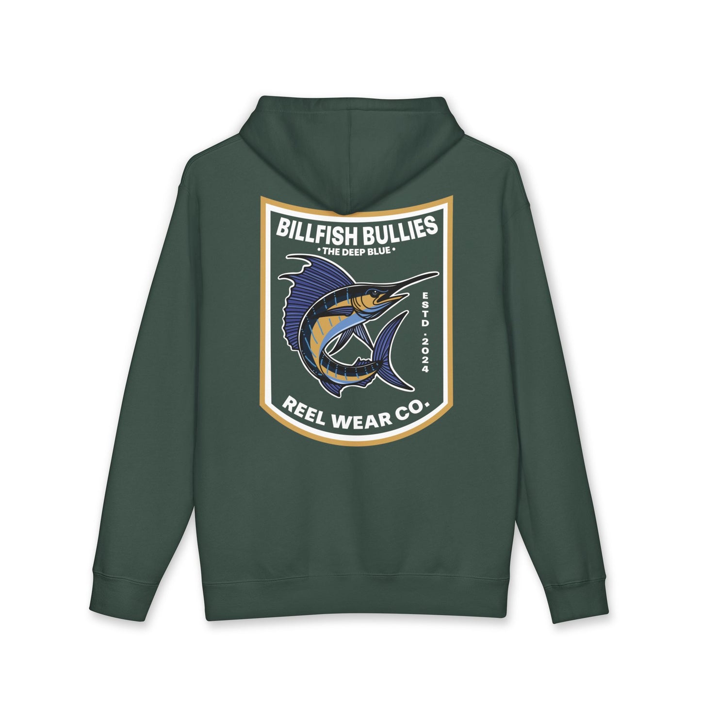 Billfish Bullies Hoodie - Pine Green