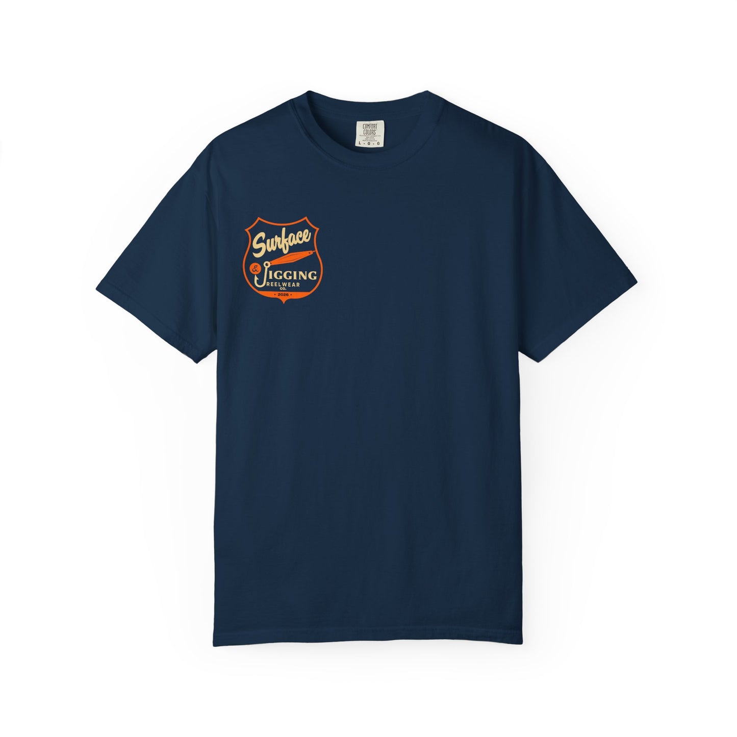 Surface and jigging Tee - Navy Blue