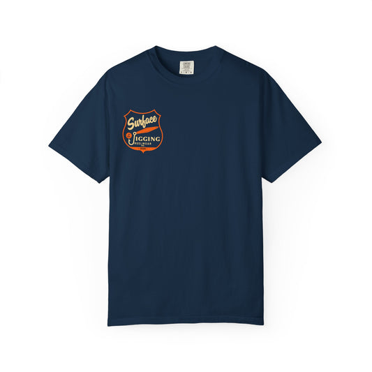 Surface and jigging Tee - Navy Blue